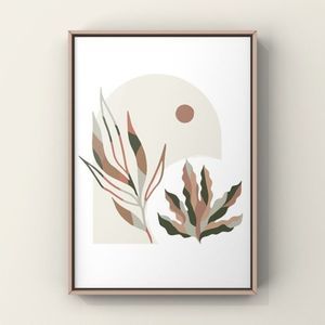 Minimalist modern boho abstract wall art print